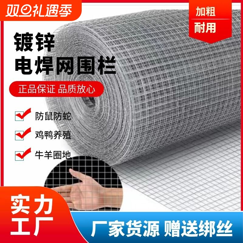镀锌铁丝网鸽笼网鹌鹑笼电焊网养鸡围栏网养殖网兔子笼网格防锈