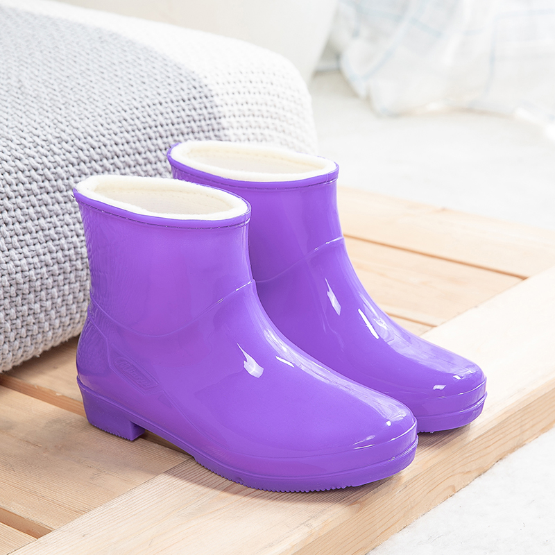 女士成人雨鞋防水鞋雨靴女水鞋学生水靴防滑厨房女士鞋套加绒夏季
