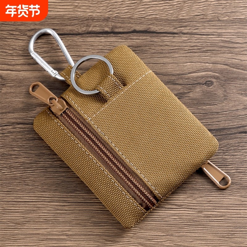 新款日系帆布零钱包迷你卡包小钱包钥匙包休闲多功能收纳包小挂包
