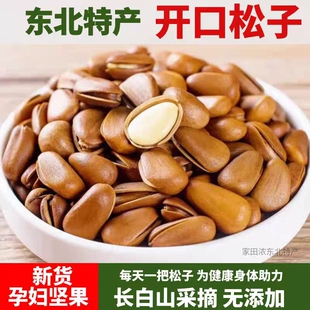 金苍熊2025年汪清开口松子东北长白山950大颗粒红松子零食新货