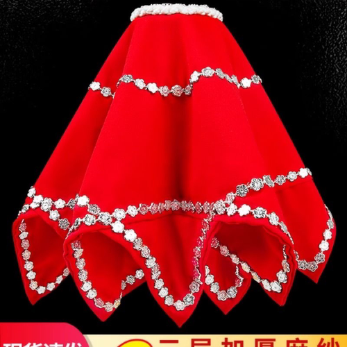 北京舞蹈学院考级专用九级东北秧歌手绢花道具二人转手绢八角巾帕