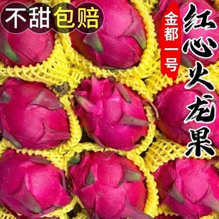 云南高山火焰火龙果红心新鲜3-5斤海南金都一号水果红肉时令现摘