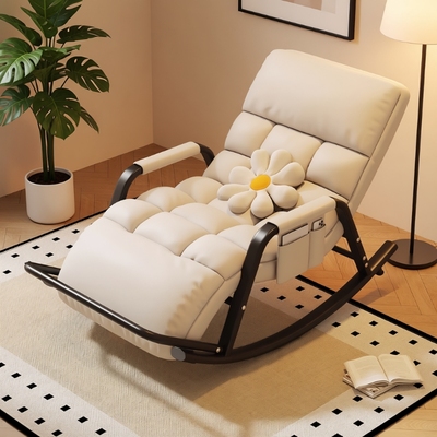 客厅摇摇椅躺椅成人可睡觉懒人沙发摇椅阳台家用休闲单人懒人椅子