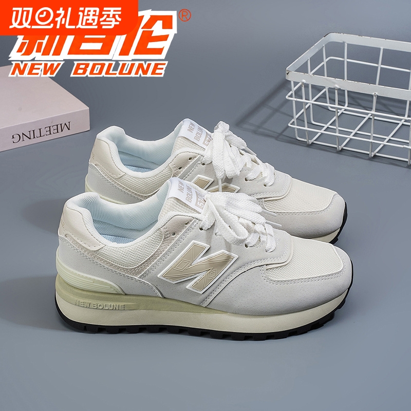 NEW BOLUNE/新百伦男鞋轻便运动鞋574百搭透气情侣增高休闲跑步鞋