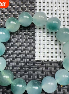 缅甸仿真翡翠冰种高冰白冰种圆珠子玉石手串手链珠串飘花佛珠