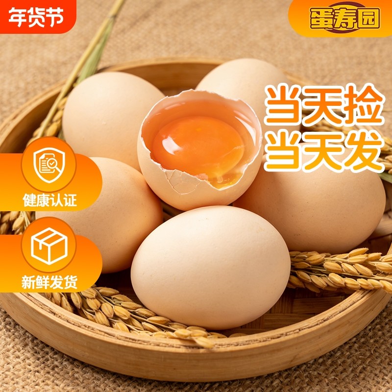 正宗土鸡蛋农家散养新鲜当日鲜蛋普通农村