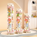 毛绒娃娃收纳桶升级拉链款 公仔儿童玩具储物筒玩偶置物箱透明神器