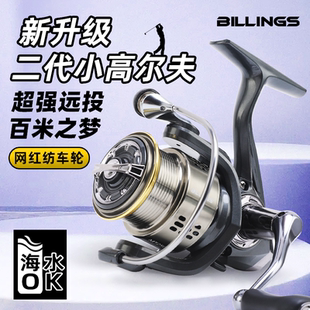 纺车轮路亚小全金属浅线杯微物远投海钓矶竿路亚竿鱼线渔轮