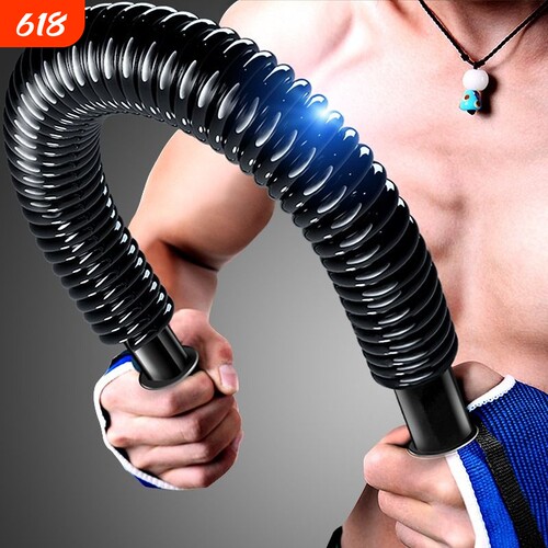 臂力棒男臂力器握力器家用健身器材50kg60kg扩胸器女练腹肌力棒