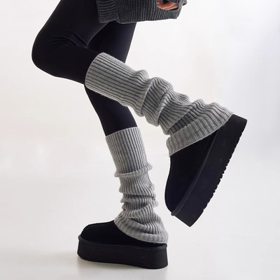 显瘦堆堆袜套Y2K腿套百搭中筒袜