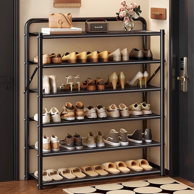 鞋架家用门口多层简易可折叠免安装鞋柜出租房经济型鞋子收纳神器