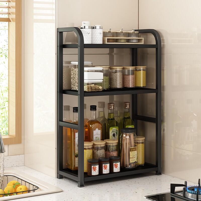 厨房置物架调料架家用台面调料品储物架多功能油盐酱醋收纳架多层