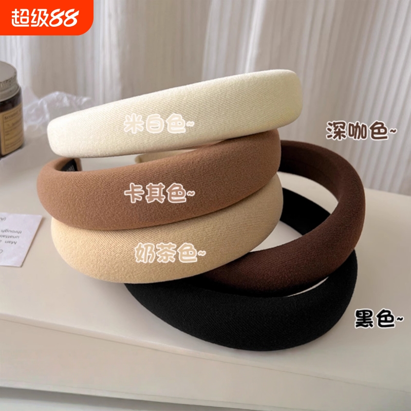 雅丹风海绵发箍女秋冬2025