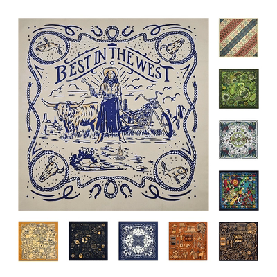 纯棉美式方巾头巾|635人收藏