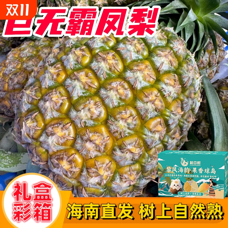 巨无霸凤梨林中鲜海南直发