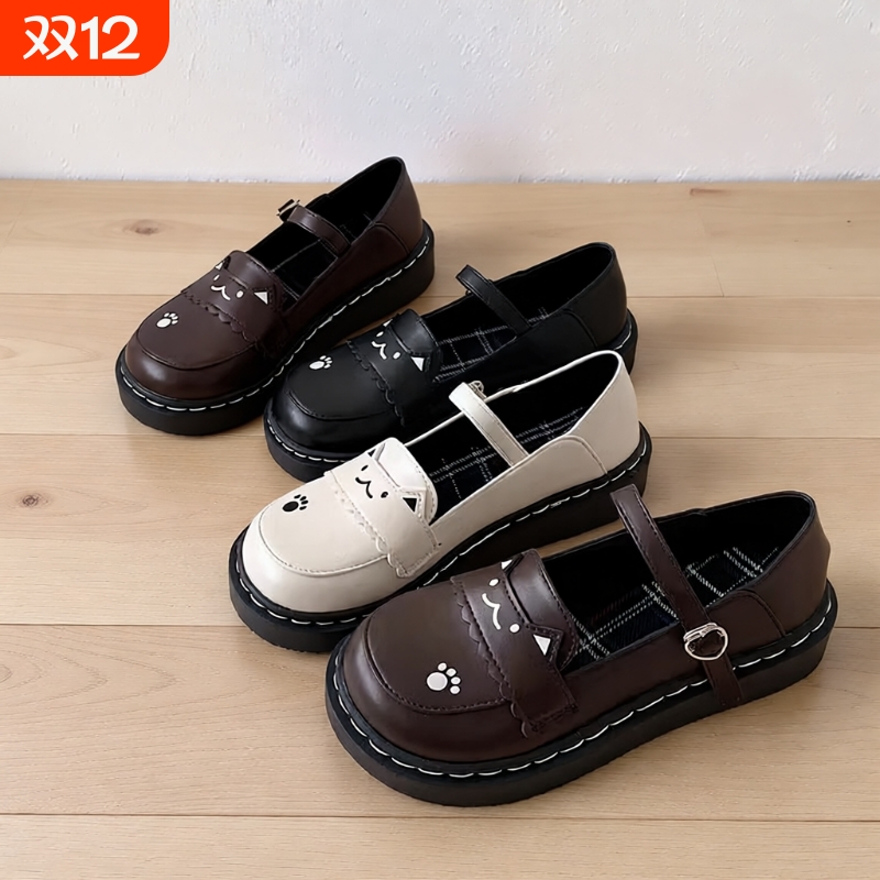 学院风玛丽珍鞋Lolita单鞋