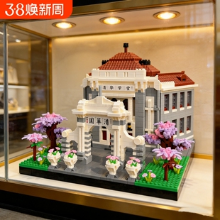 兼容乐高2026新款清华北京大学积木高难度建筑男生玩具生日礼物.