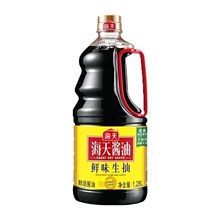 海天鲜味生抽1.28L 商用家用炒菜凉拌海鲜调料酿造酱油生抽大桶装