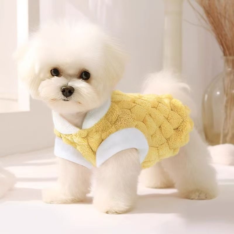 猫衣服冬季保暖可爱加厚背心小猫咪秋冬款加绒泰迪狗狗宠物防掉毛