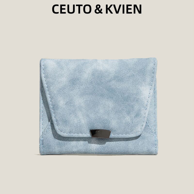 CEUTOKVIEN超薄新款可爱韩版简约小巧ins小零钱包学生钱