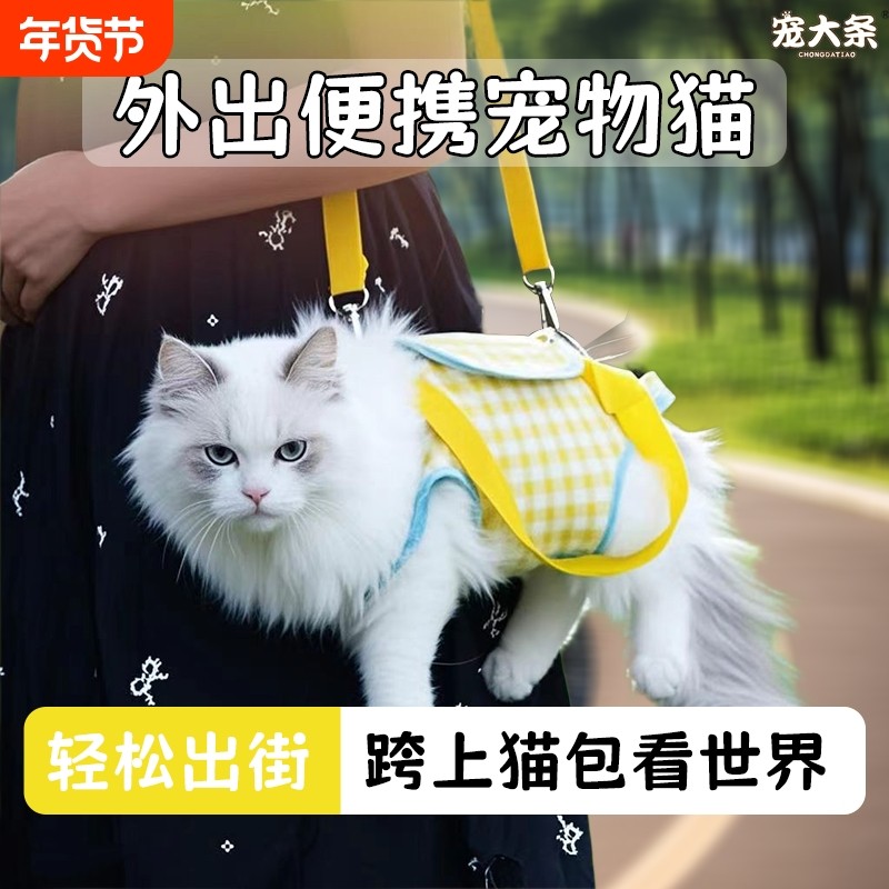 猫咪外出包猫包宠物包便携宠物背包背携宠神器透气斜挎包出行遛猫