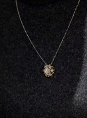 用在自己身上的子弹·开花达姆弹吊坠项链原创设计小众复古锁骨链