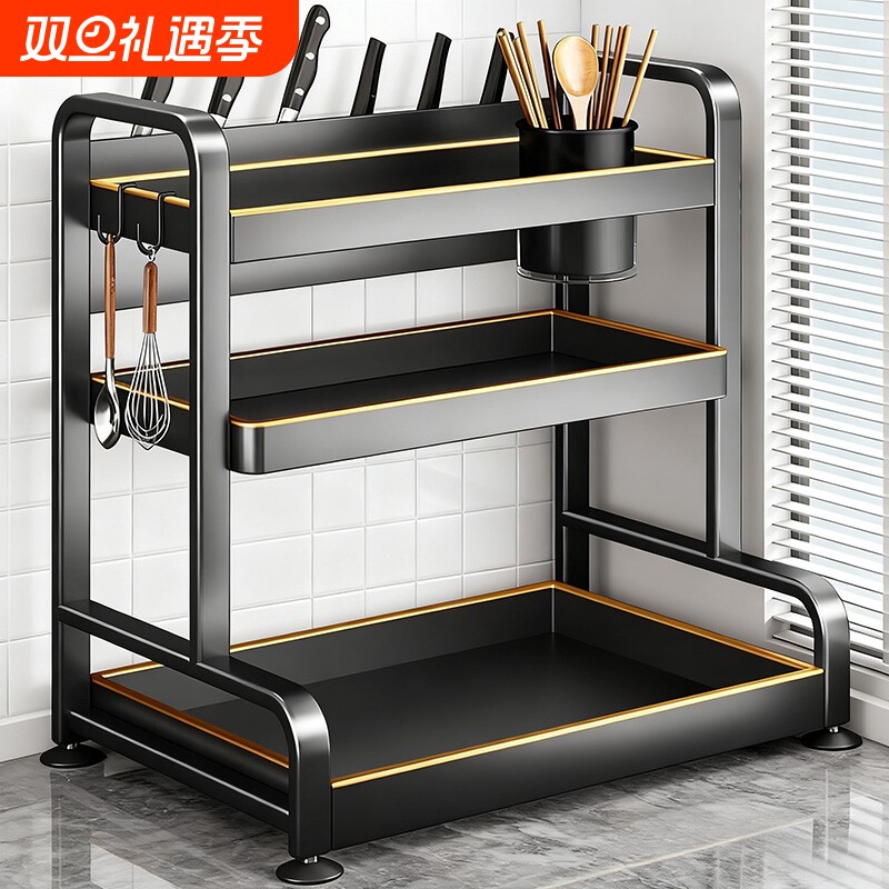 拒绝杂乱！厨房调料置物架