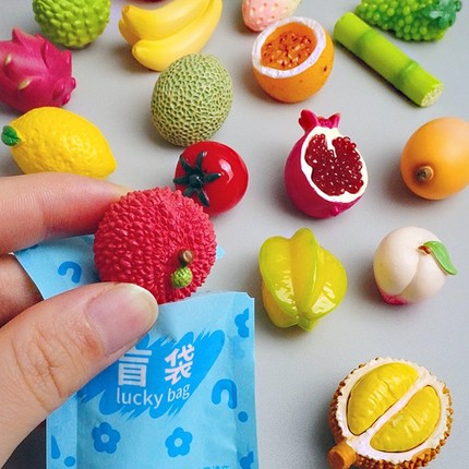 小学生奖励盲袋盲盒仿真水果迷你礼物儿童拆拆乐食玩玩具礼品蔬菜