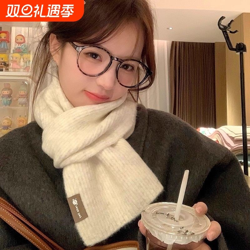 围巾女款冬季2025新款百搭羊毛情侣韩系女士高级感学生秋冬氛围感