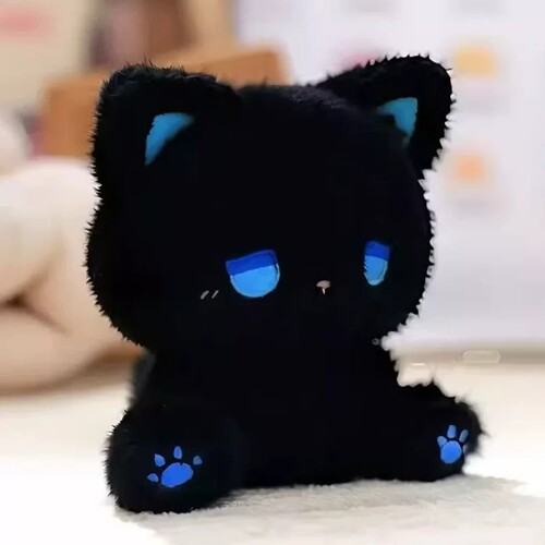 网红【emo小猫】呆呆公仔