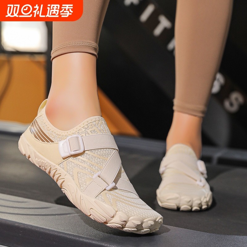 室内运动健身鞋男女软底防滑硬拉鞋瑜伽跑步机鞋透气跳操跳绳鞋