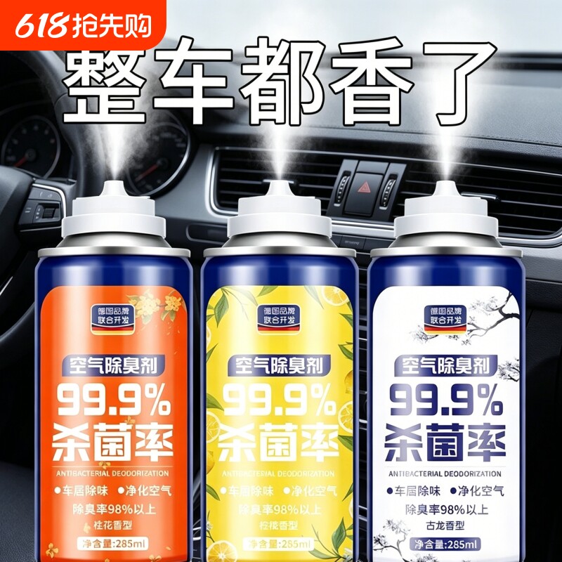 车内除异味除臭居家车用去味异味净化器剂汽车空调空气清新剂