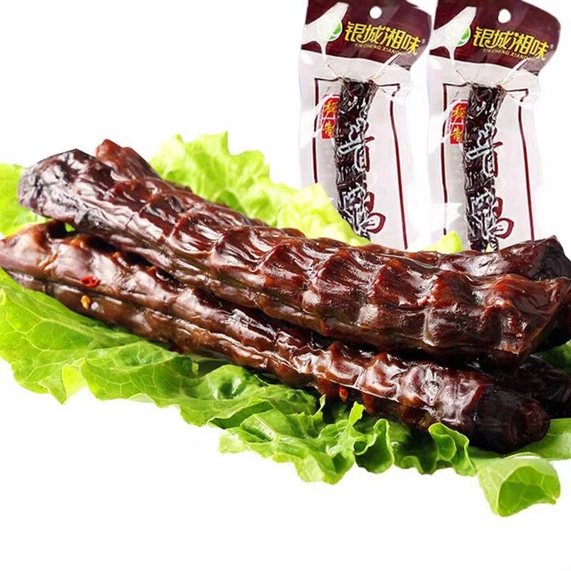 手撕风干鸭脖酱鸭脖子整根长条湖南特产特辣变态辣零食辣味