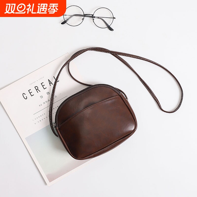 小众设计高级洋气软皮包ins学生小包女迷你百搭简约单肩斜挎包包