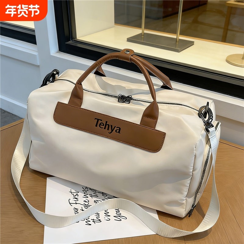 包包女新款轻便斜挎包干湿分离游泳包手提行李健身包大容量旅行包