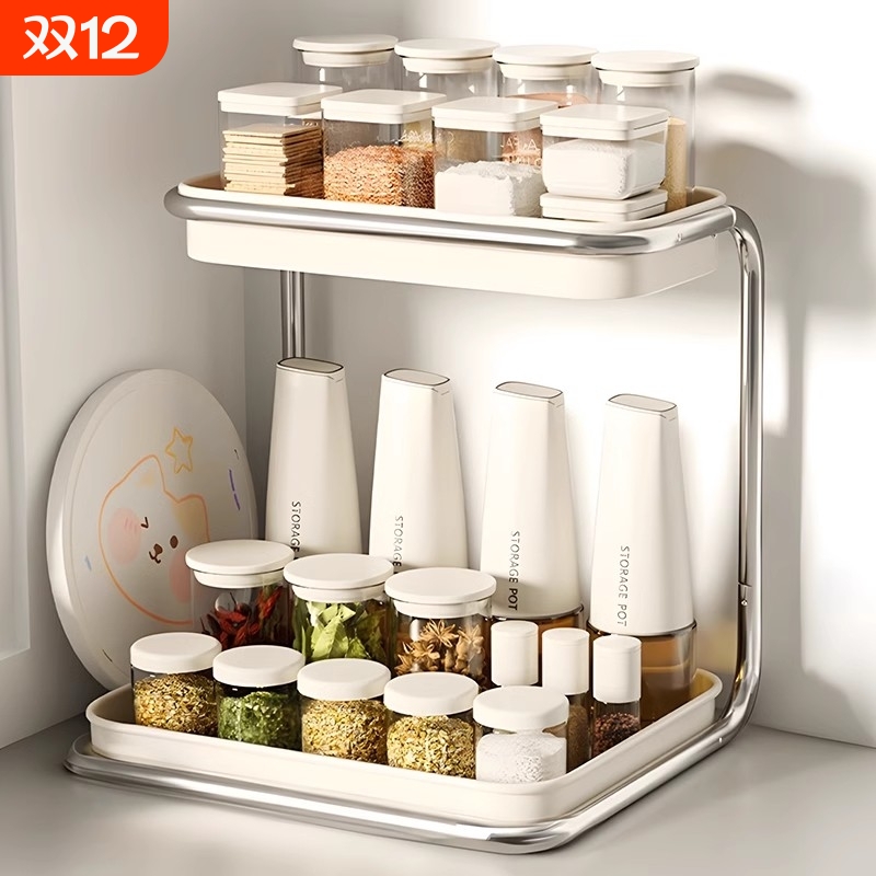 厨房置物架！防水防锈大容量