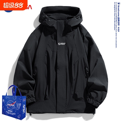 户外防风冲锋衣黑色L|284人收藏