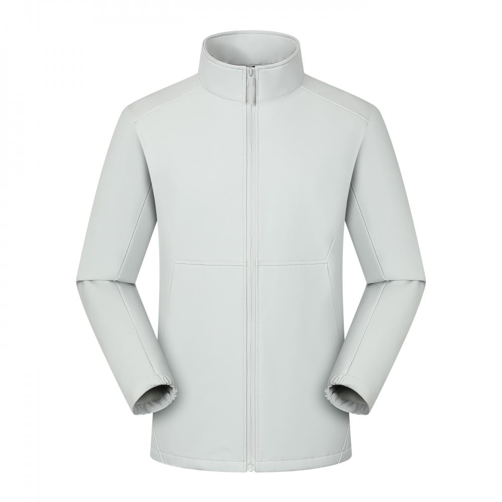 高山时尚立领冲锋衣冬季工作服加绒加厚防水防风户外工装制服外套