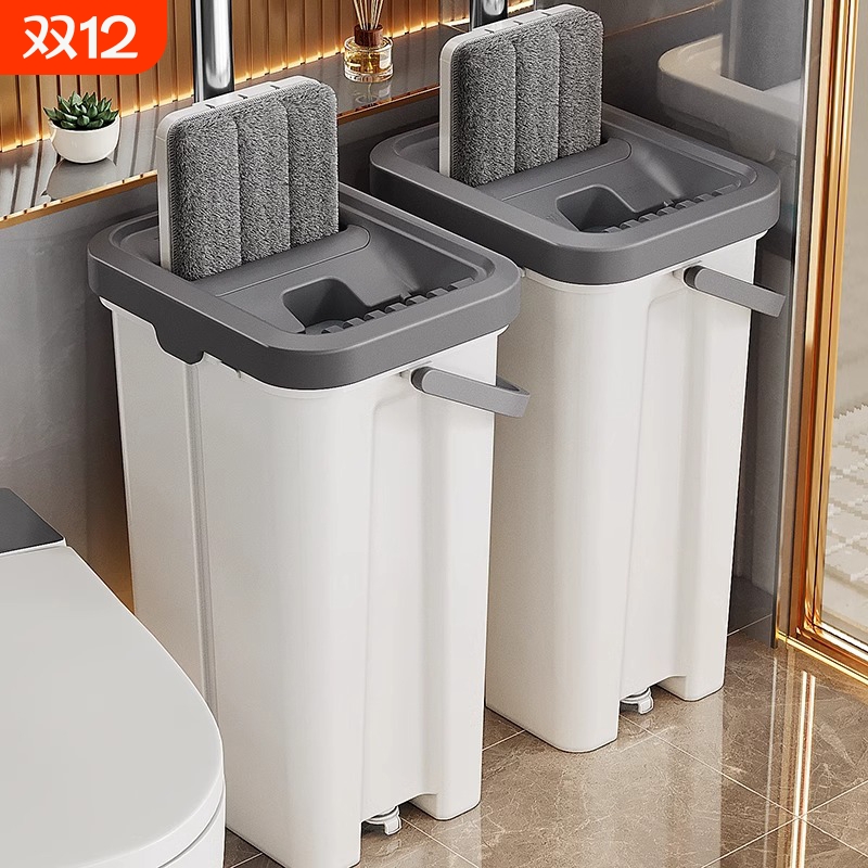 拖把2025新款家用一拖净免手洗平板拖把懒人拖地神器大号墩布地拖