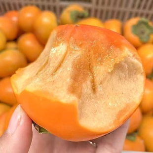 【彩箱】新鲜阳丰脆柿子4.5斤