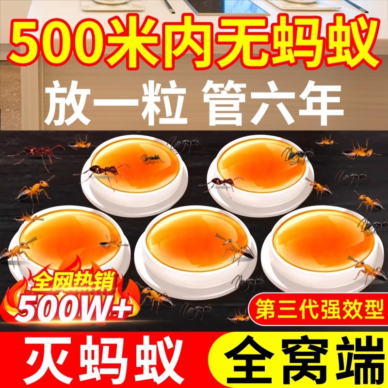 蚂蚁药家用全窝室内非无毒杀白蚁专用灭蚁饵剂旗舰店杀虫剂蟑螂