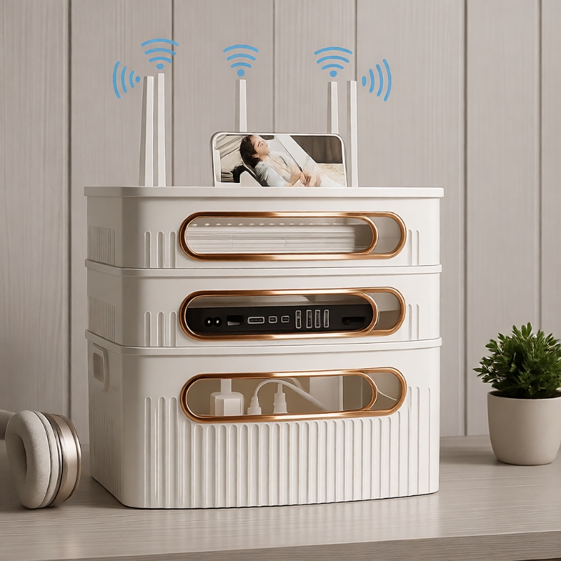 【10w+人推荐】wifi路由器收纳盒