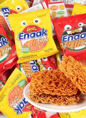 GEMEZ印尼进口小鸡干脆面点心面Enaak食品小吃网红零食小吃大包装