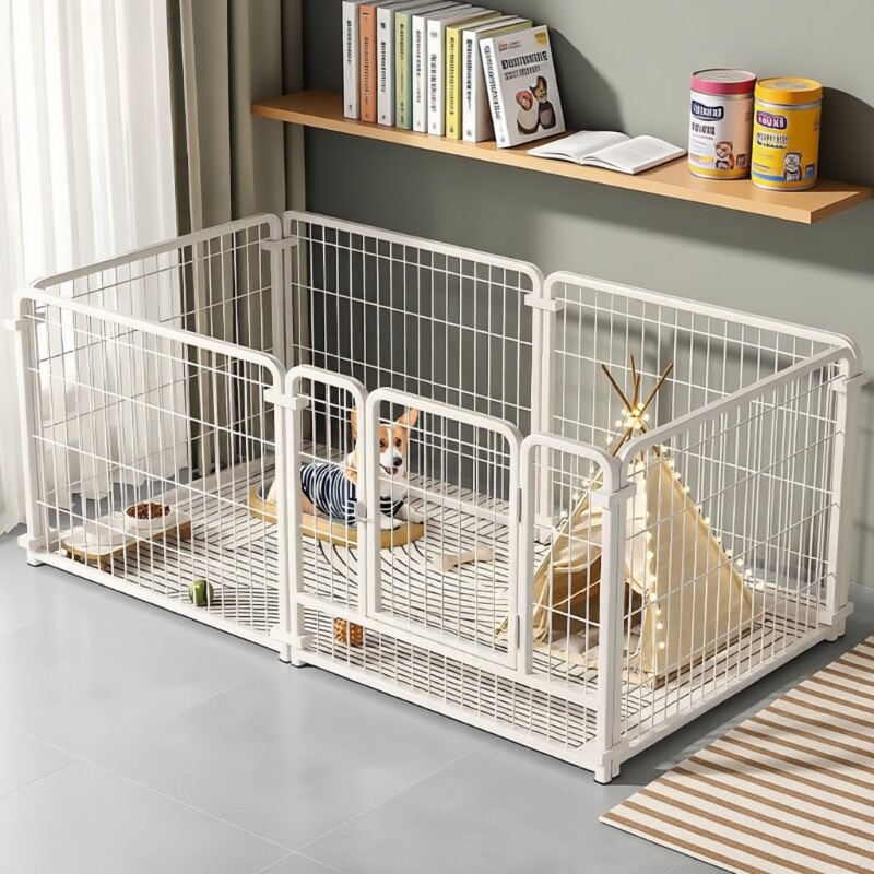 宠物狗狗围栏室内家用自由组合中小型犬隔离门训厕狗笼子中型犬