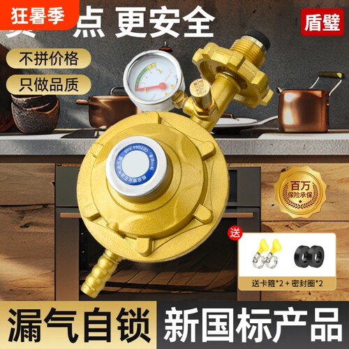厂家直销国标必过JYT-0.6液化气安全减压阀自锁燃气低压气管瓶装