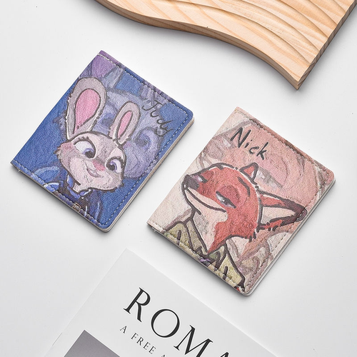 可爱尼克朱迪超薄卡包小巧防消磁小卡包多卡位证件收纳驾驶证皮套