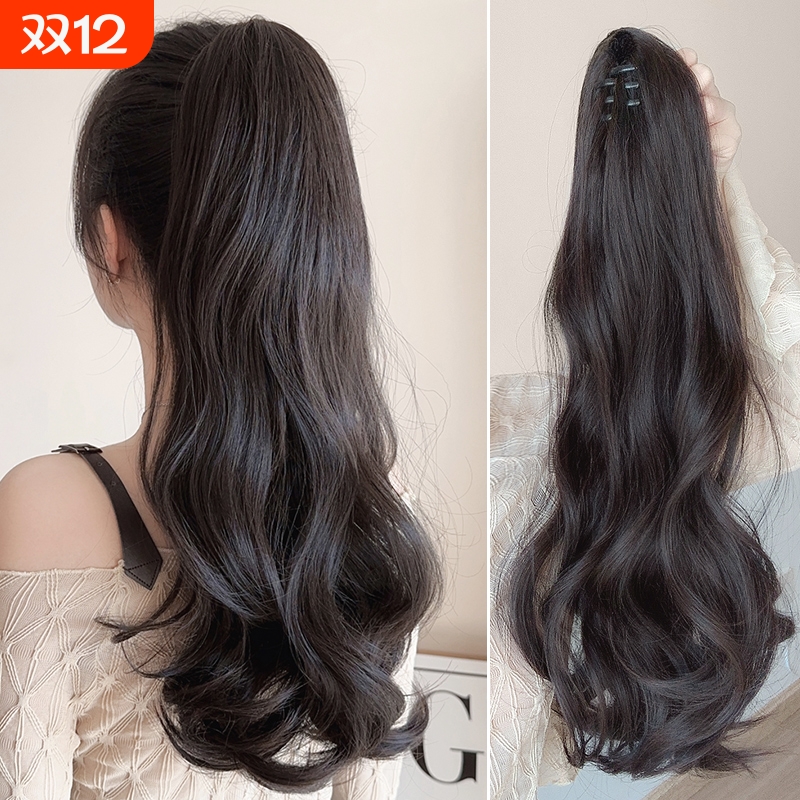 假发抓夹高马尾卷发|千人加购