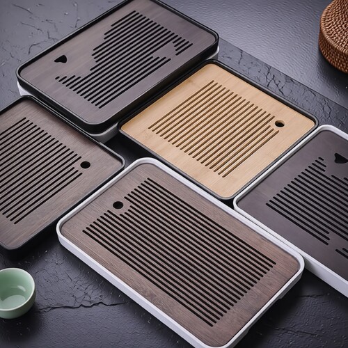 新款密胺茶盘干泡台托盘