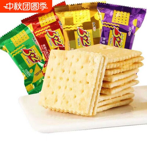 3+2夹心蓝莓饼干休闲食品康师傅