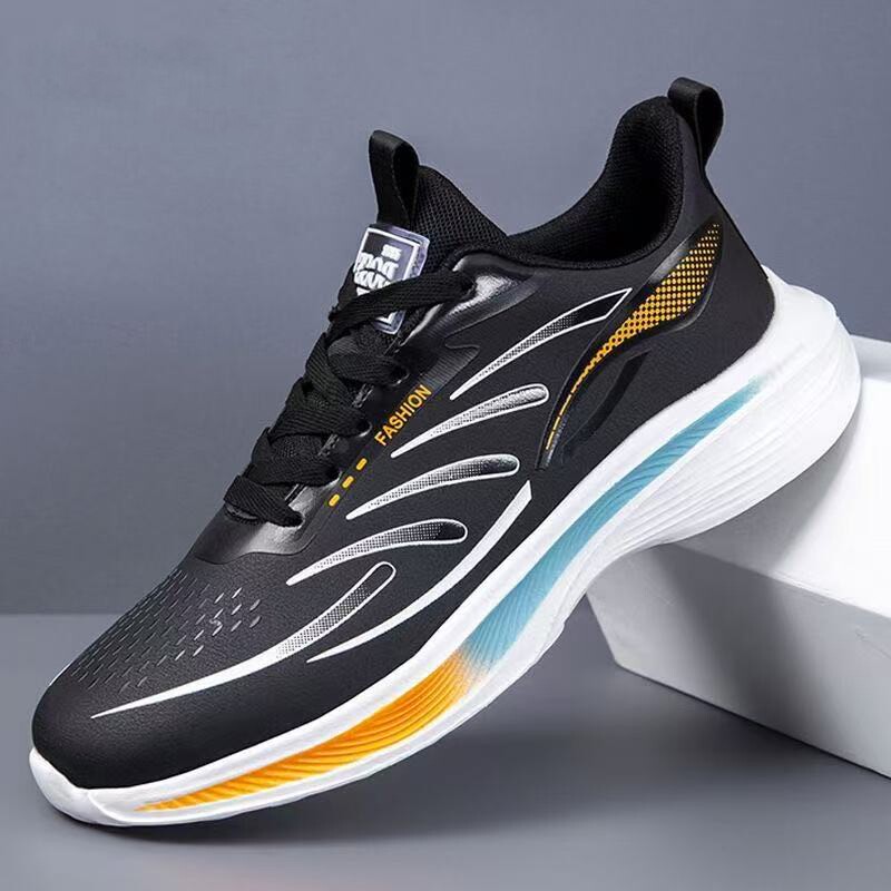 潮2026春季新款男鞋超轻软底舒适休闲百搭大码运动跑步鞋轻便防滑